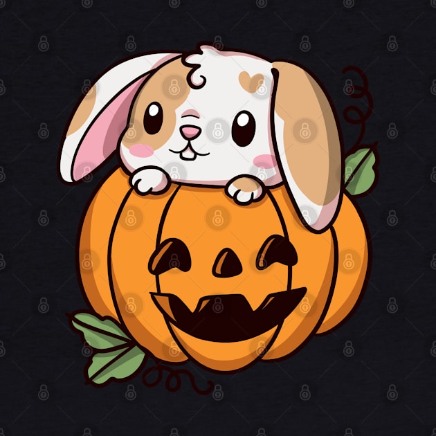 Halloween bunny by Jurassic Ink